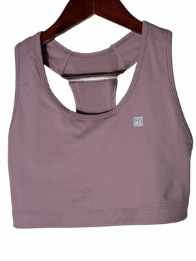 MALO Republic Racegirl Women's Mauve  Racerback Sports Bra Medium